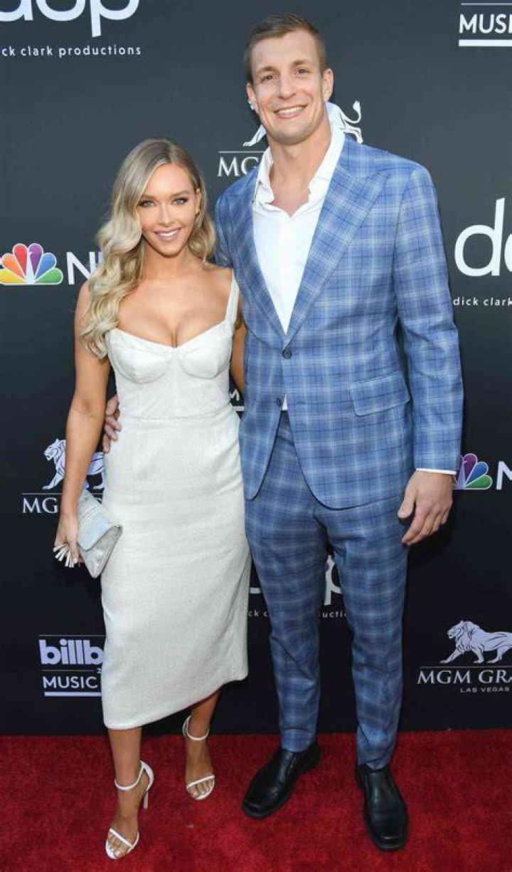 Camille Kostek and Rob Gronkowski