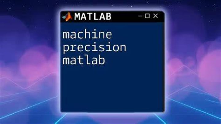 How do I increase precision in Matlab?