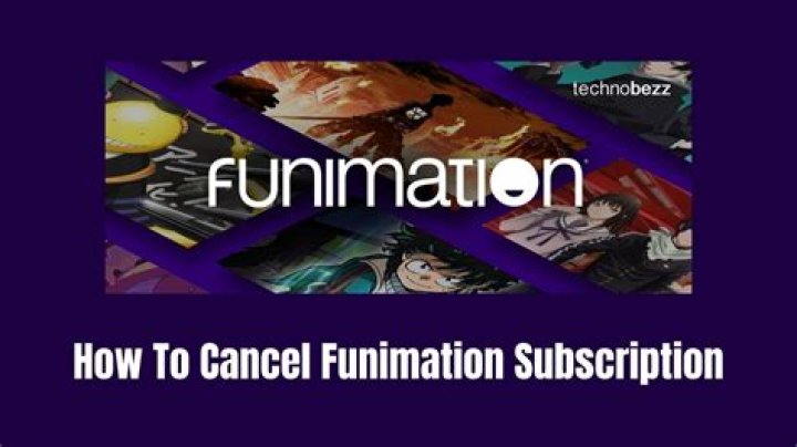 How to cancel funimation subscription