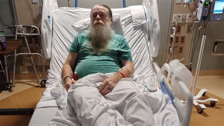 Matthew Brown after his surgery.