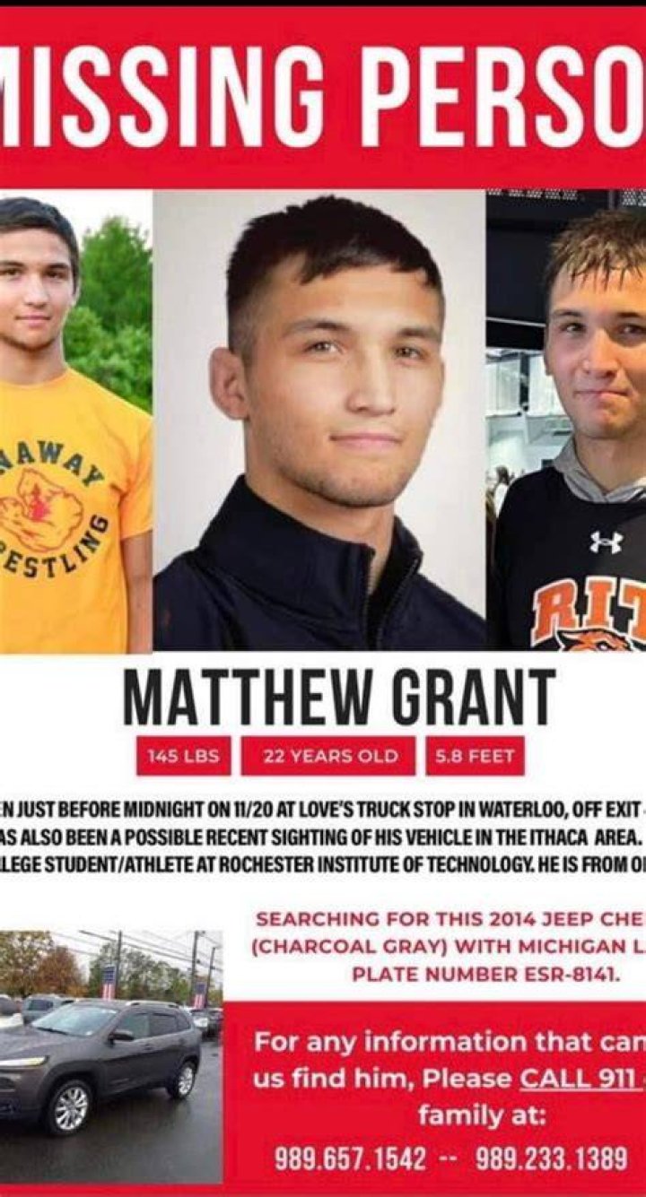 Matthew Grant Missing